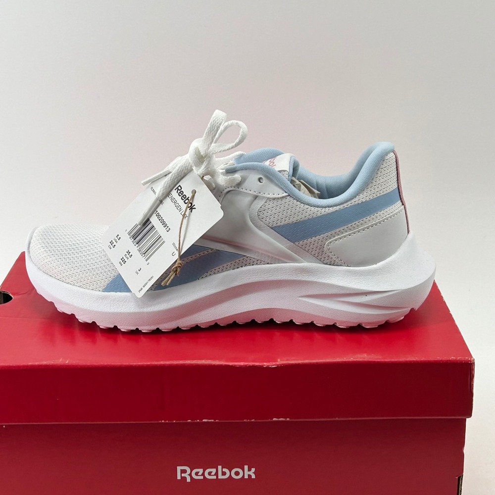 Reebok Energen Lux Sneakers Women 5.5 White Blue Rose Running 100209913 NEW